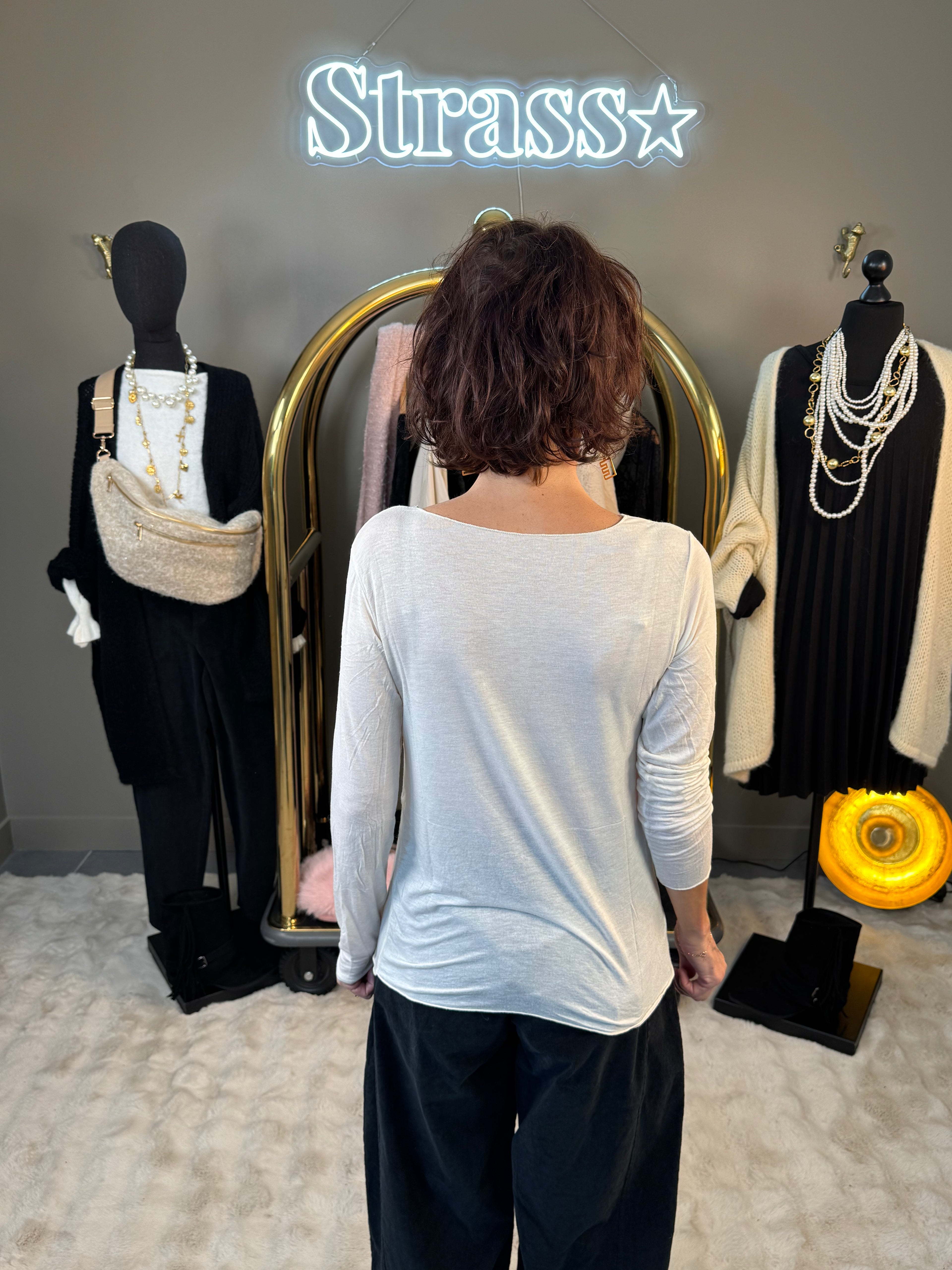 Sous Pull Cachemire Écru