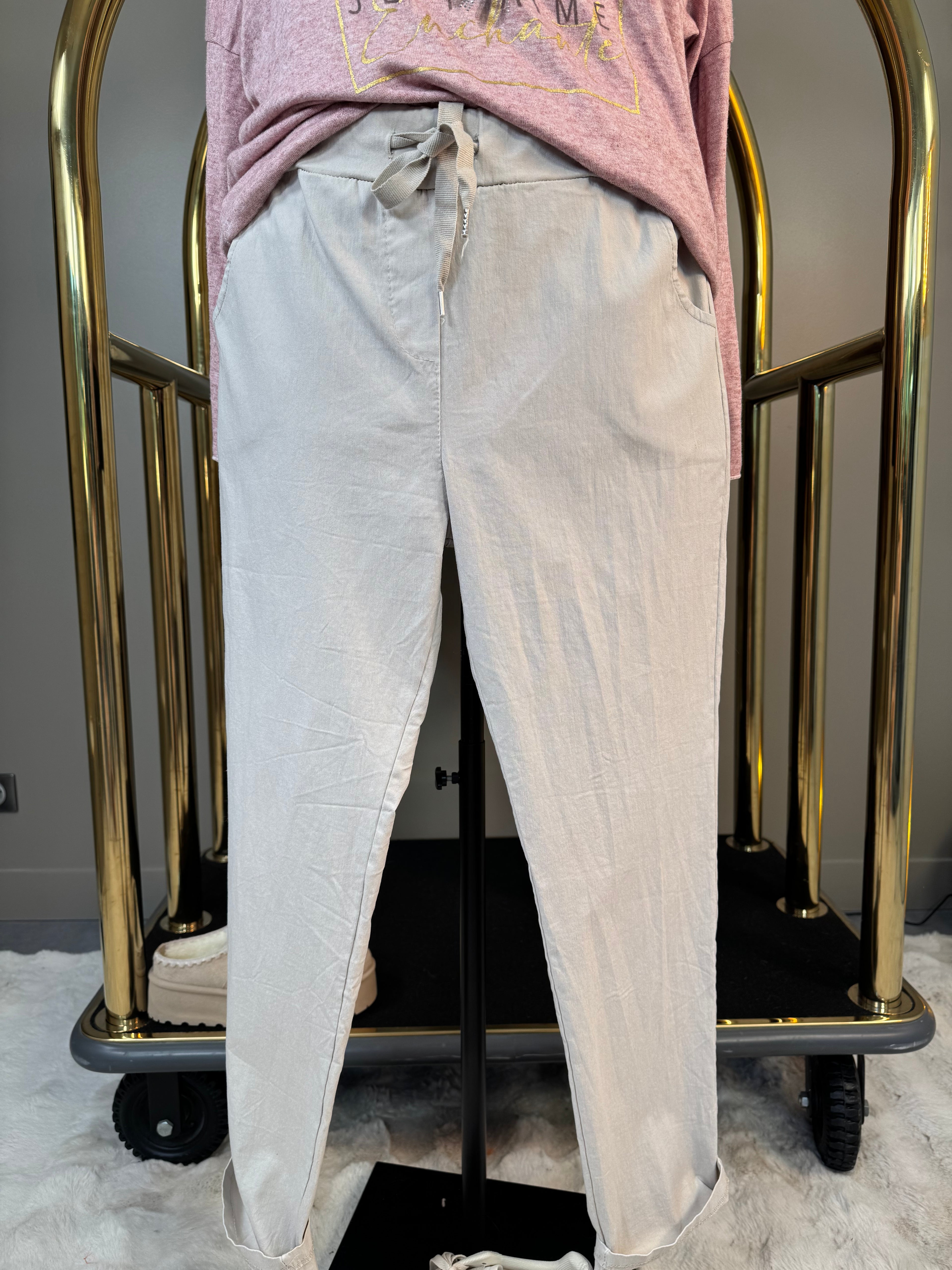 Pantalon Bella 2 Beige