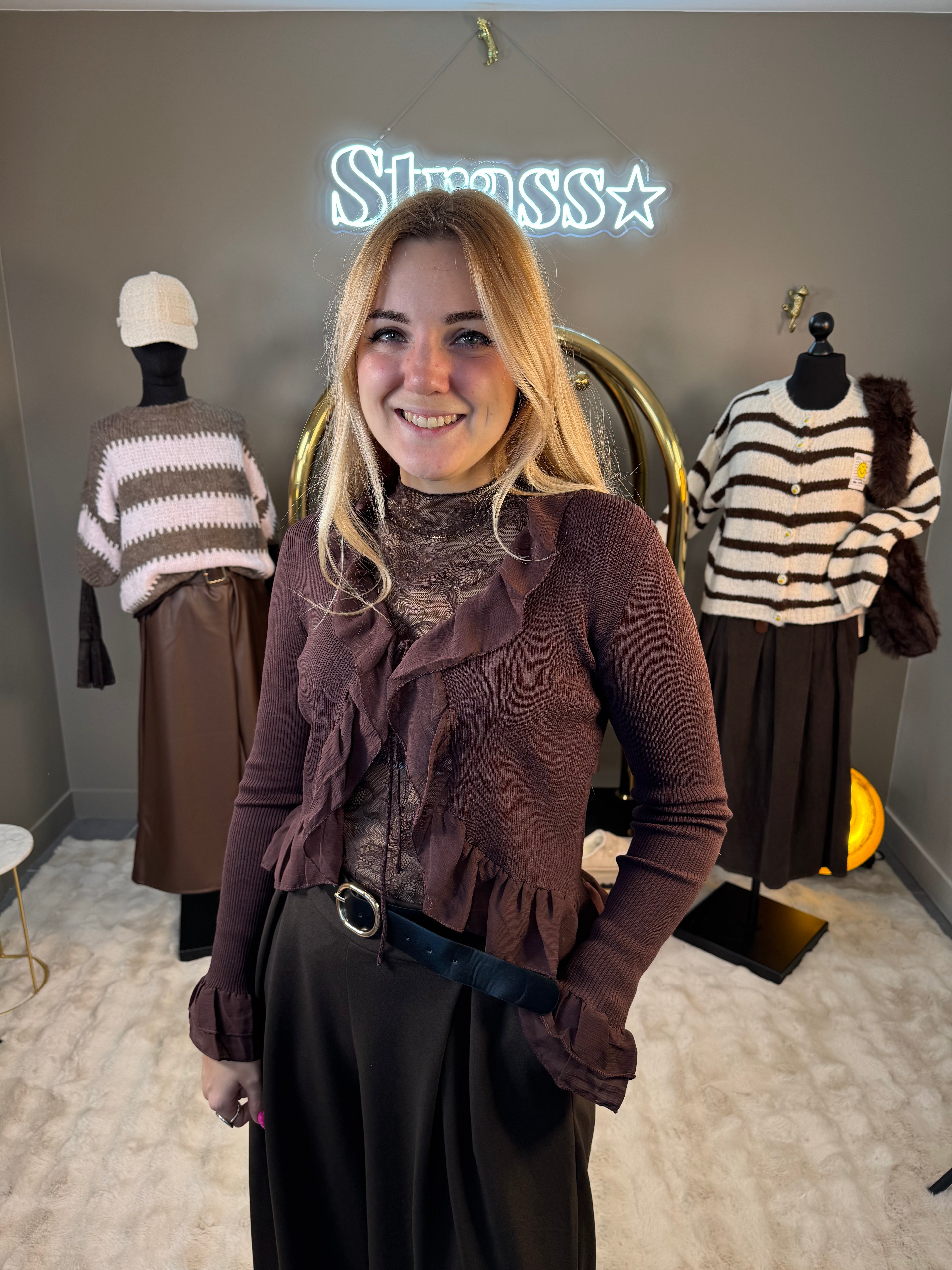 Gilet Coquette Choco