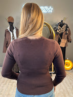 Pull Cache Coeur Choco