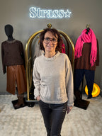 Pull Poches Paillettes