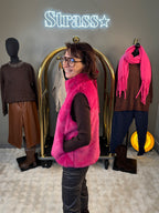 Veste sans manche Fausse Fourrure Claudia