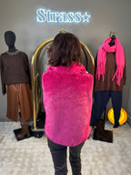 Veste sans manche Fausse Fourrure Claudia