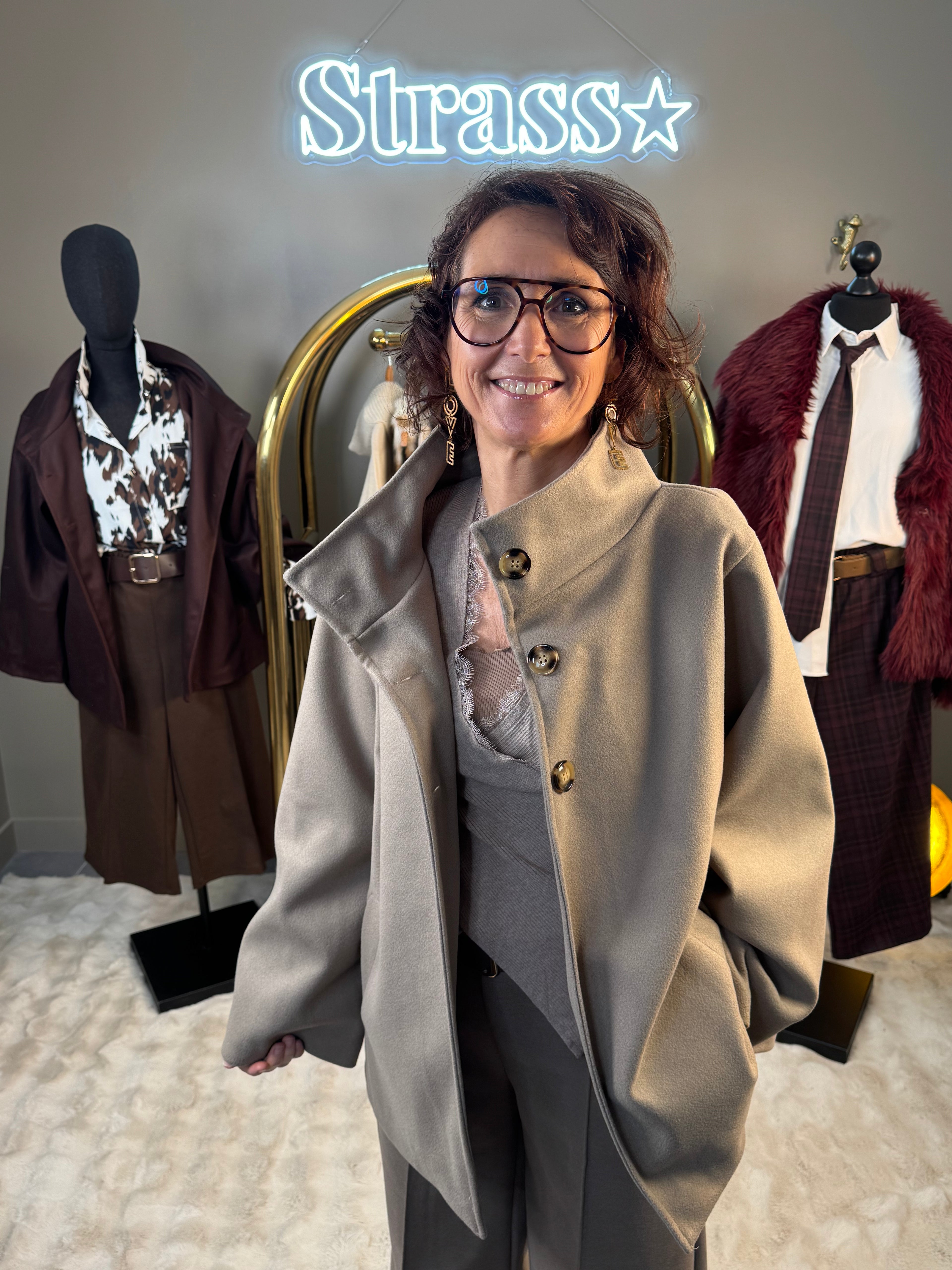 Manteau Darling taupe