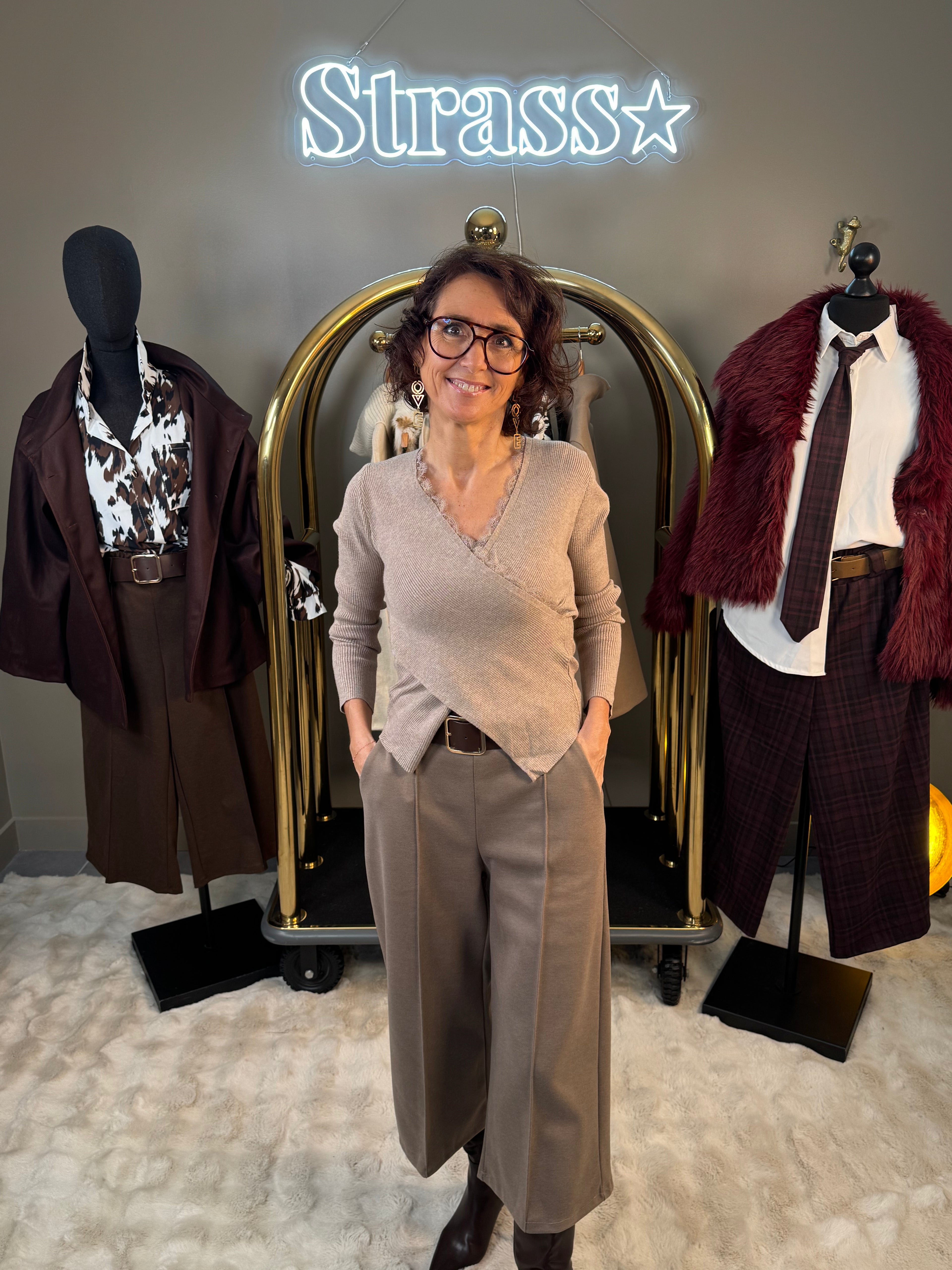 Pantalon 3/4 Darling Taupe