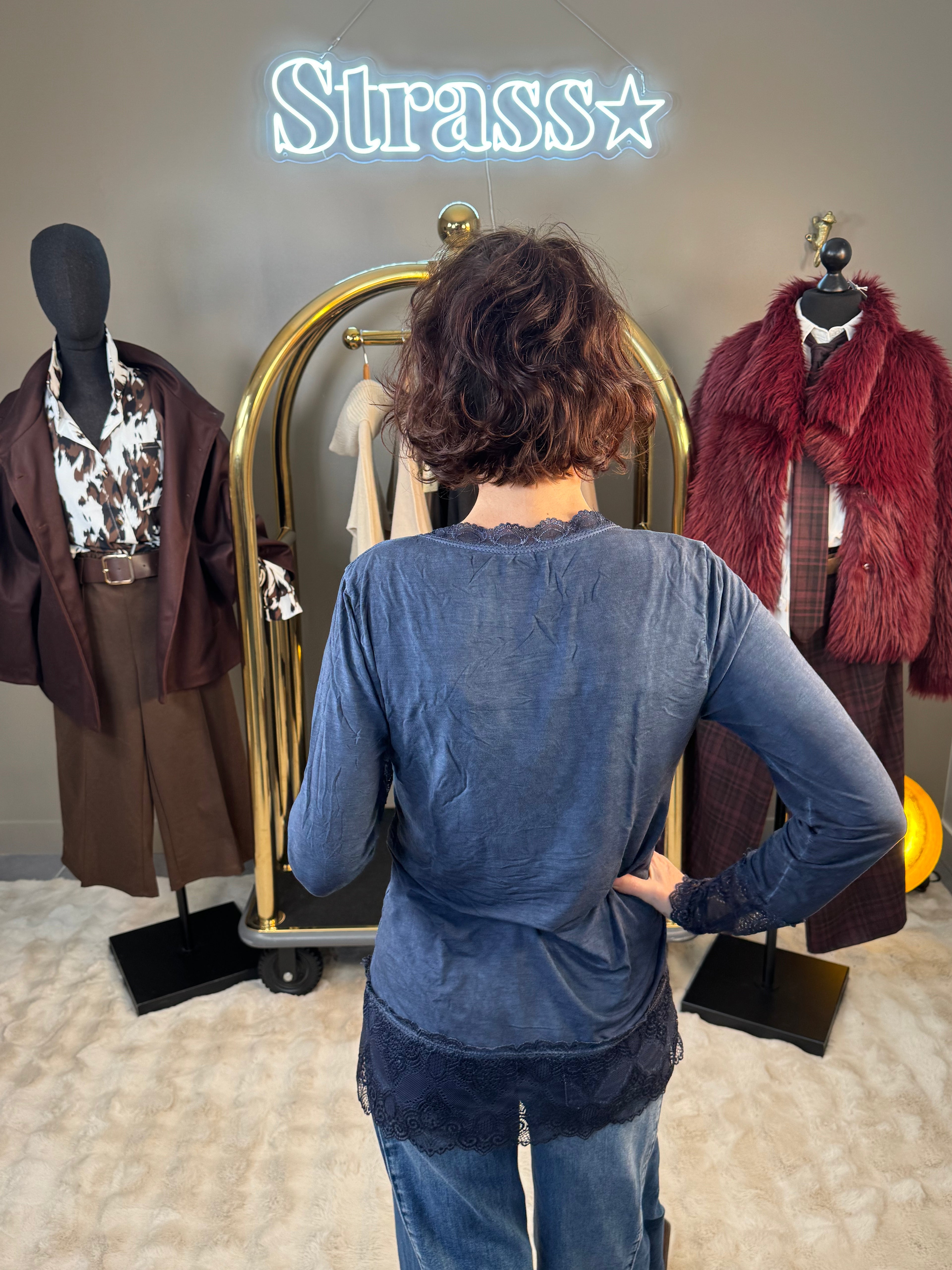 Top Chaleur Bleu Jean