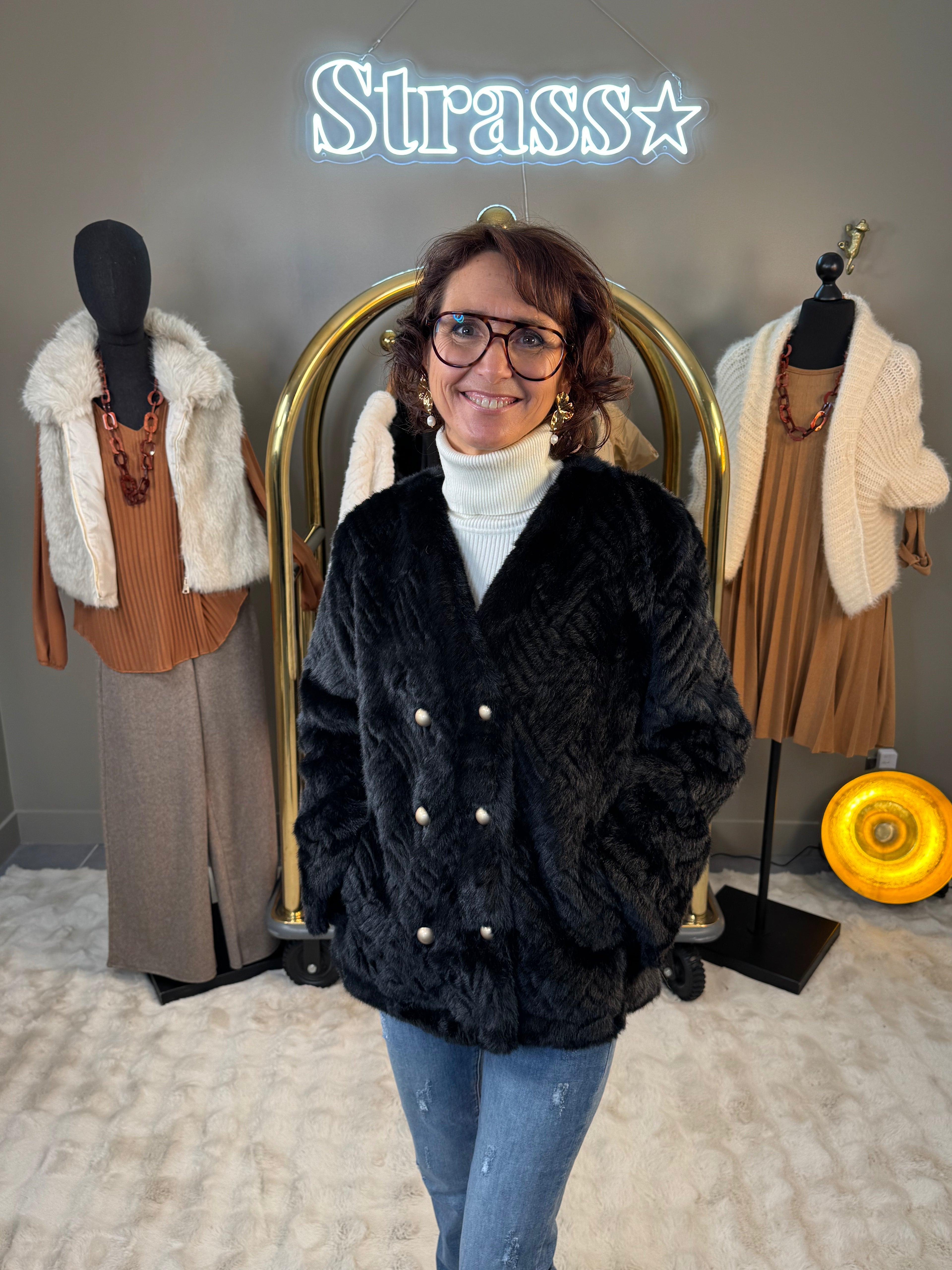 Manteau Elisabeth Noir