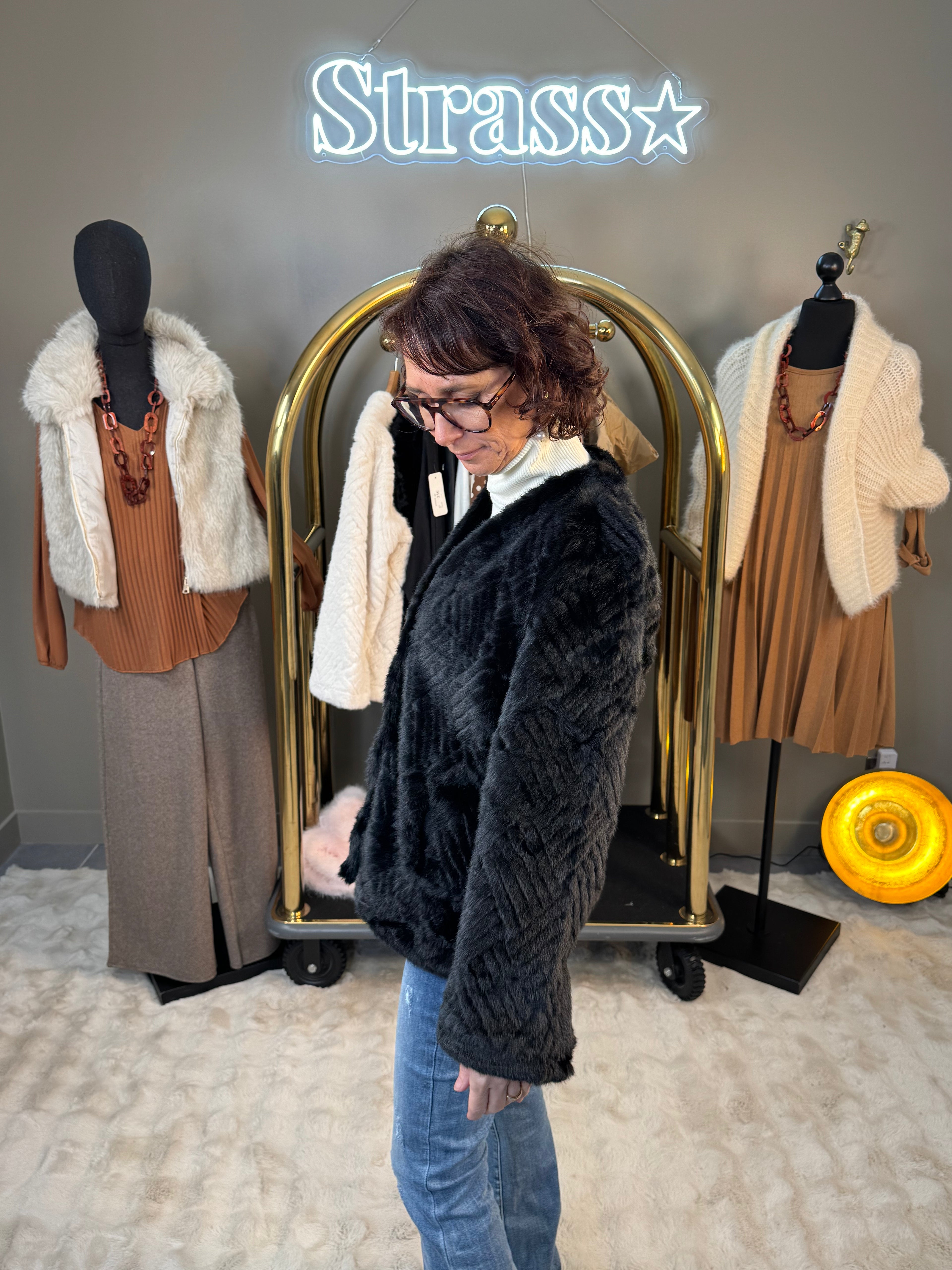 Manteau Elisabeth Noir