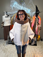 Manteau Lady Beige et Choco