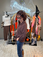 Chemise Trio Boutons Choco