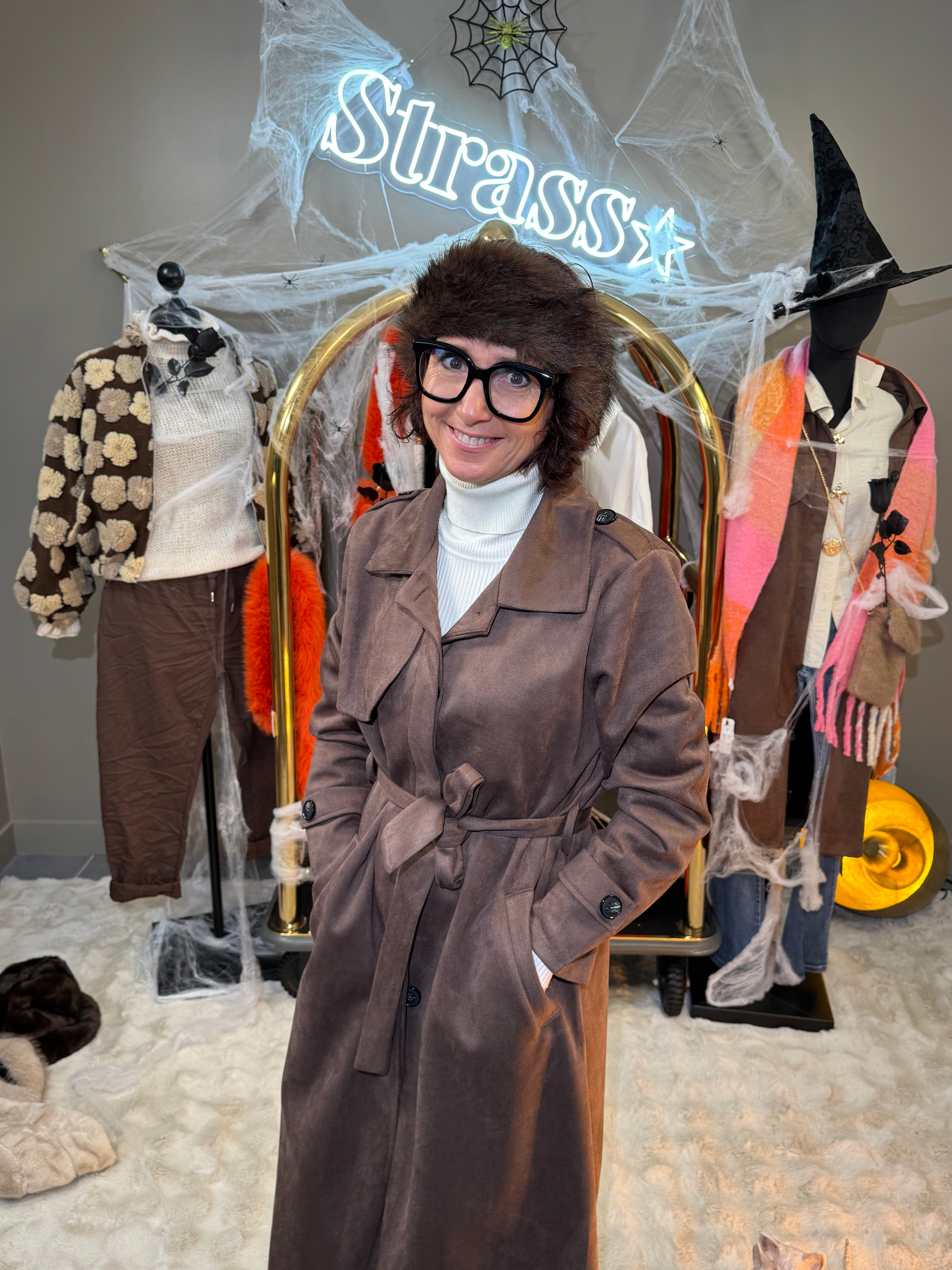 Bandeau Fausse Fourrure Choco