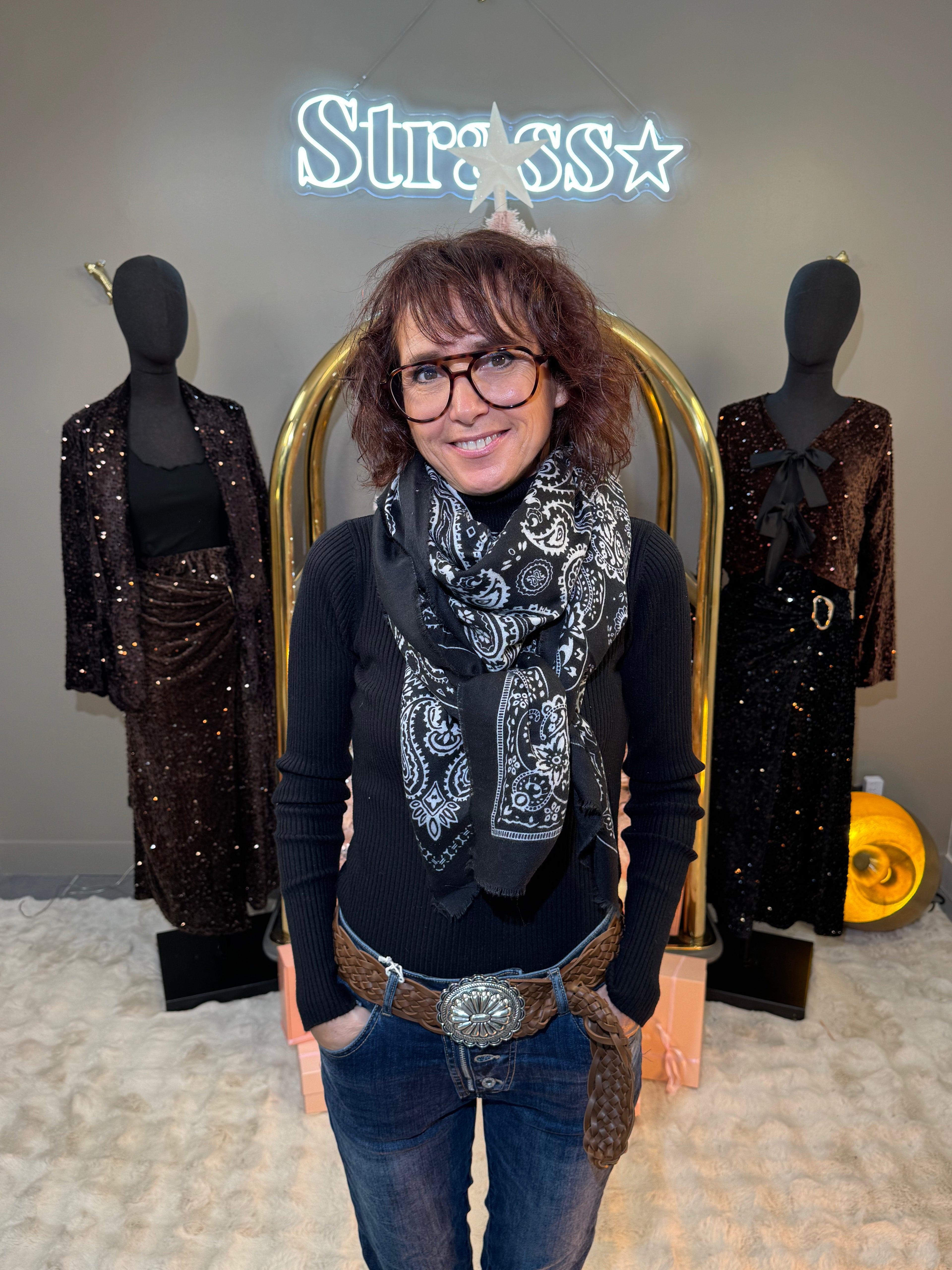 Écharpe Bandana Noire