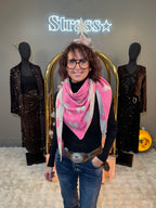 Écharpe Coeur Coeur Rose