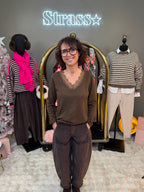 (PRÉ COMMANDE) Top Chaud Chaud Dentelle Choco