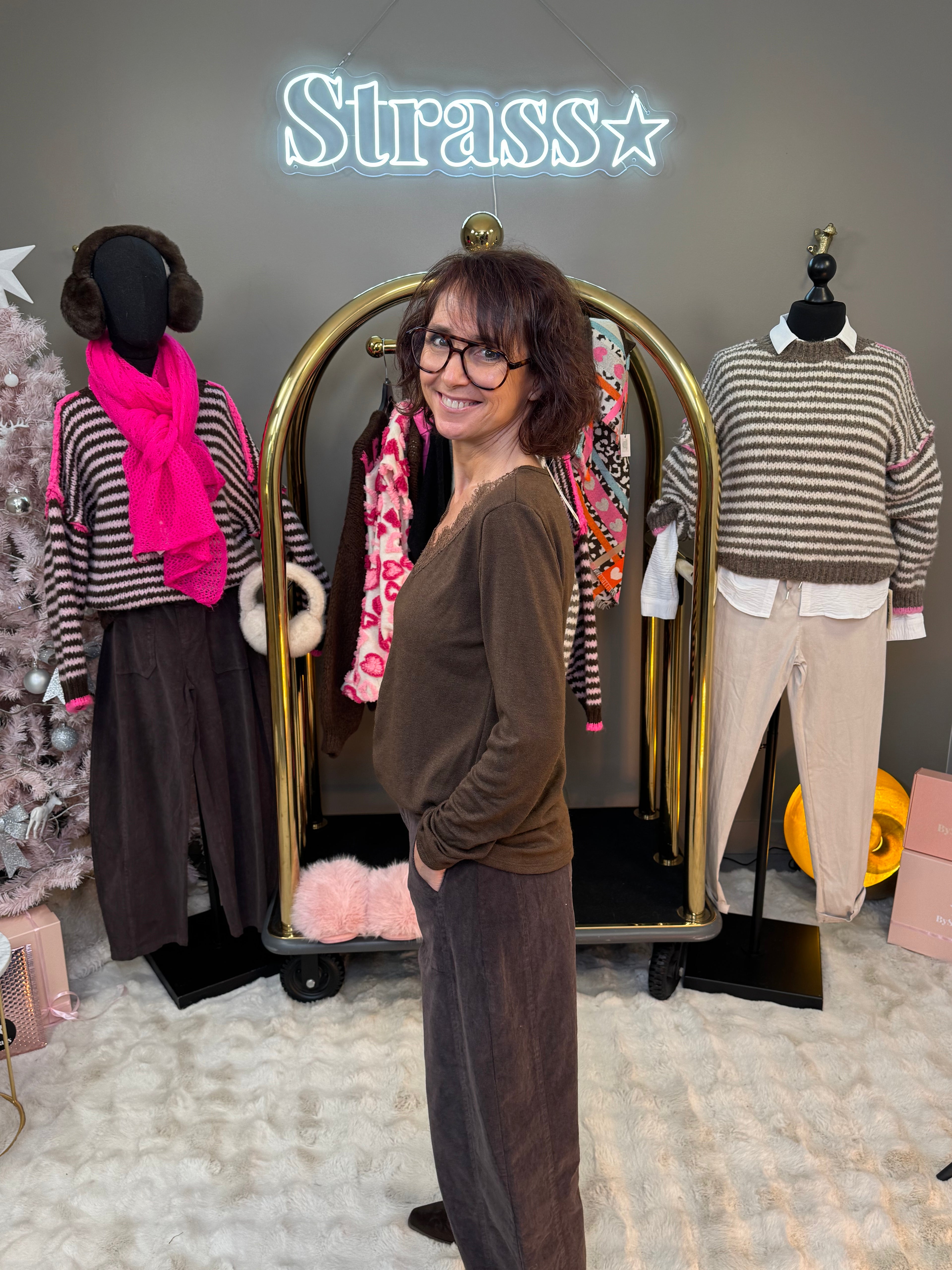 Top Chaud Chaud Dentelle Choco