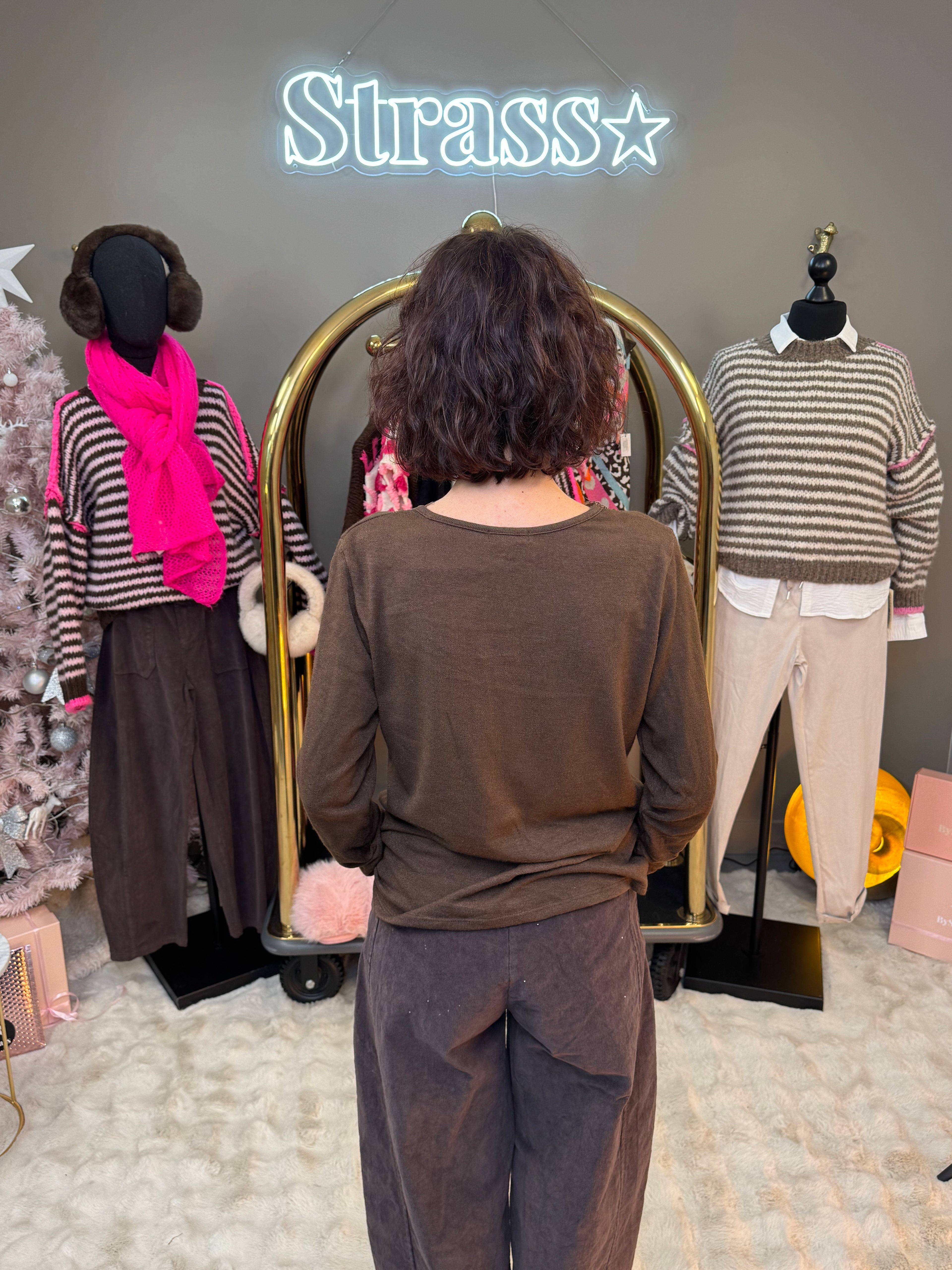 Top Chaud Chaud Dentelle Choco