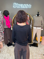 (PRÉ COMMANDE) Top Chaud Chaud Dentelle Noir