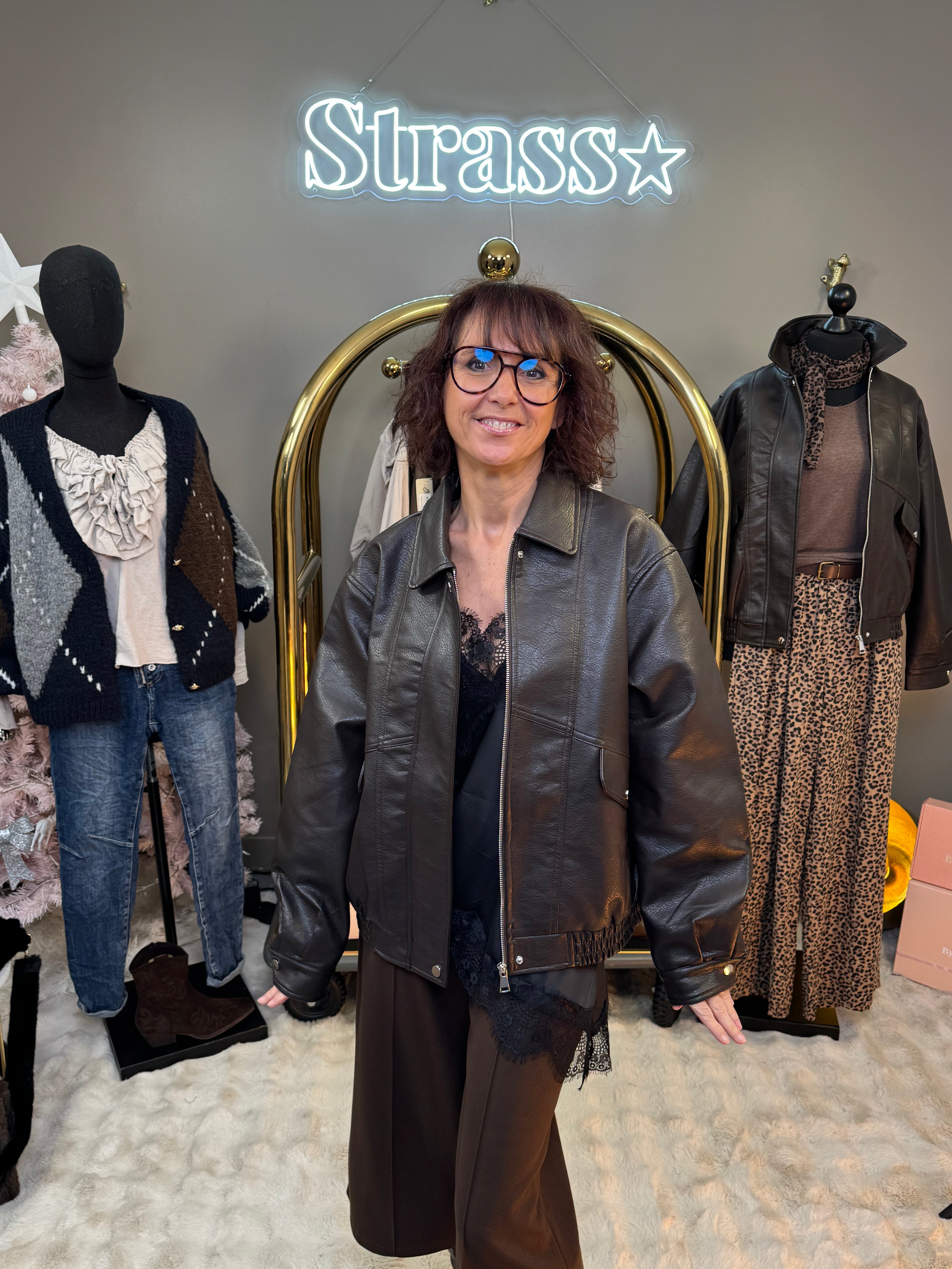 Blouson Aviateur Top Gun Choco