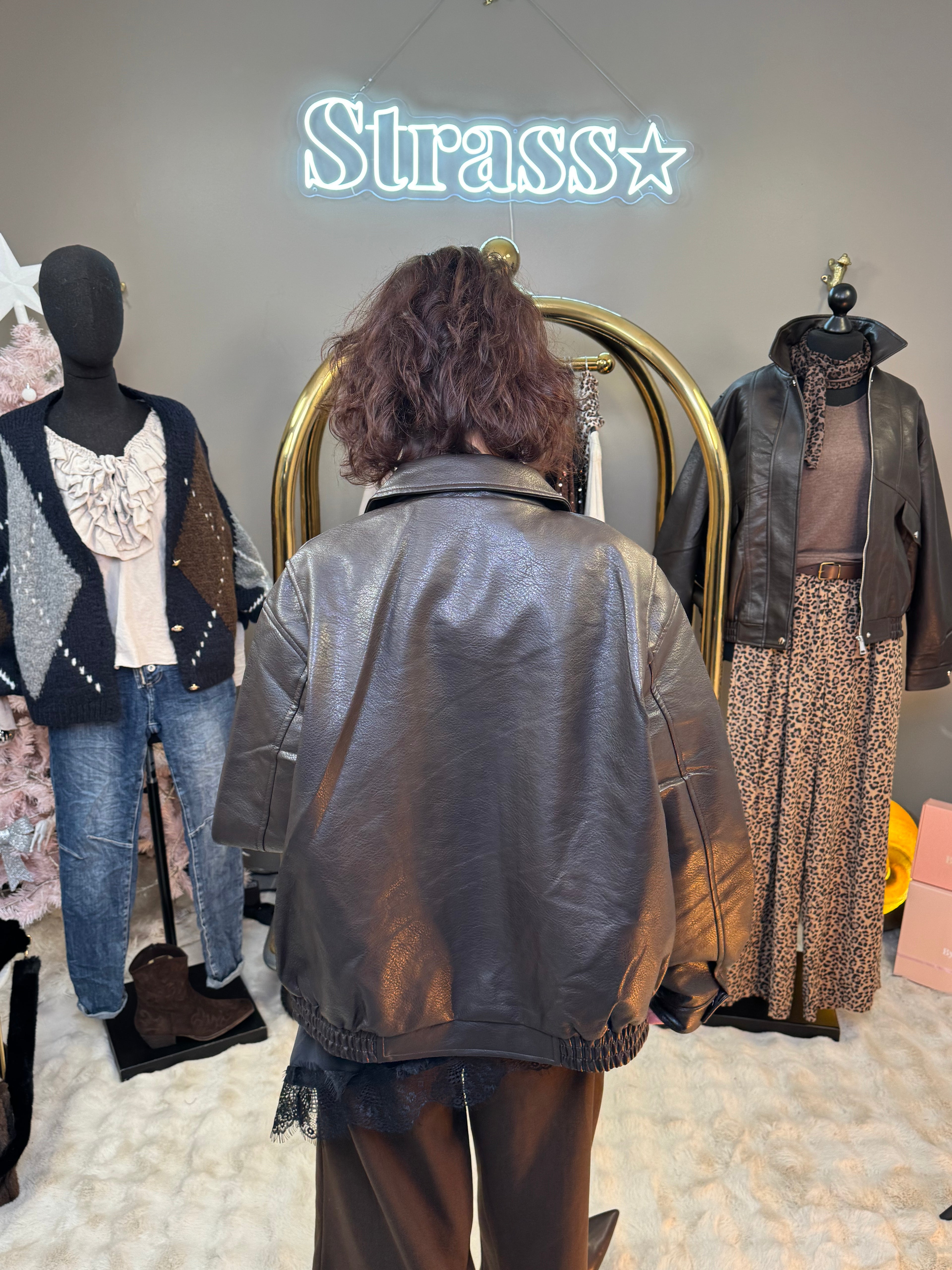 Blouson Aviateur Top Gun Choco