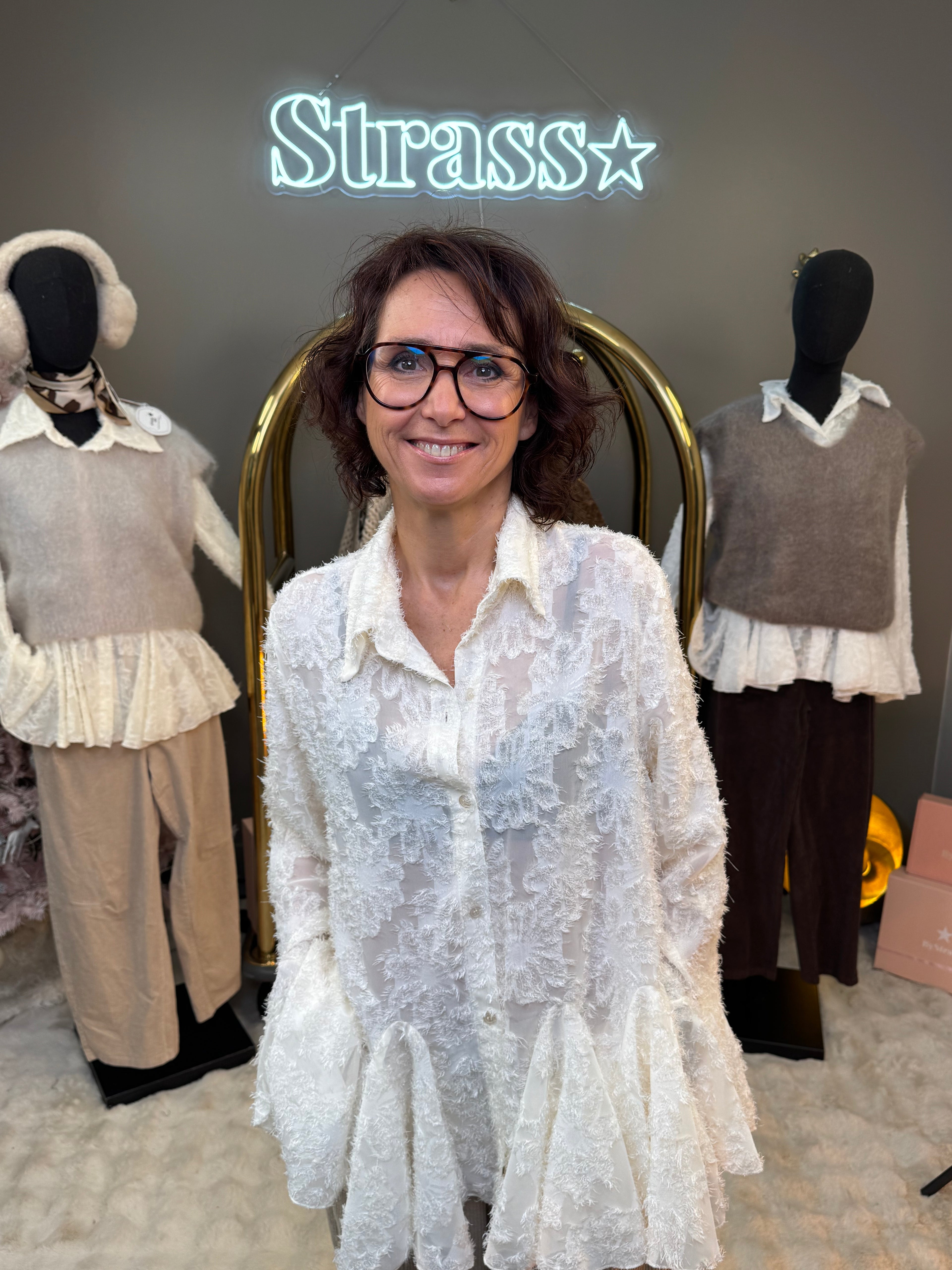 Chemisier Eglantine Écru