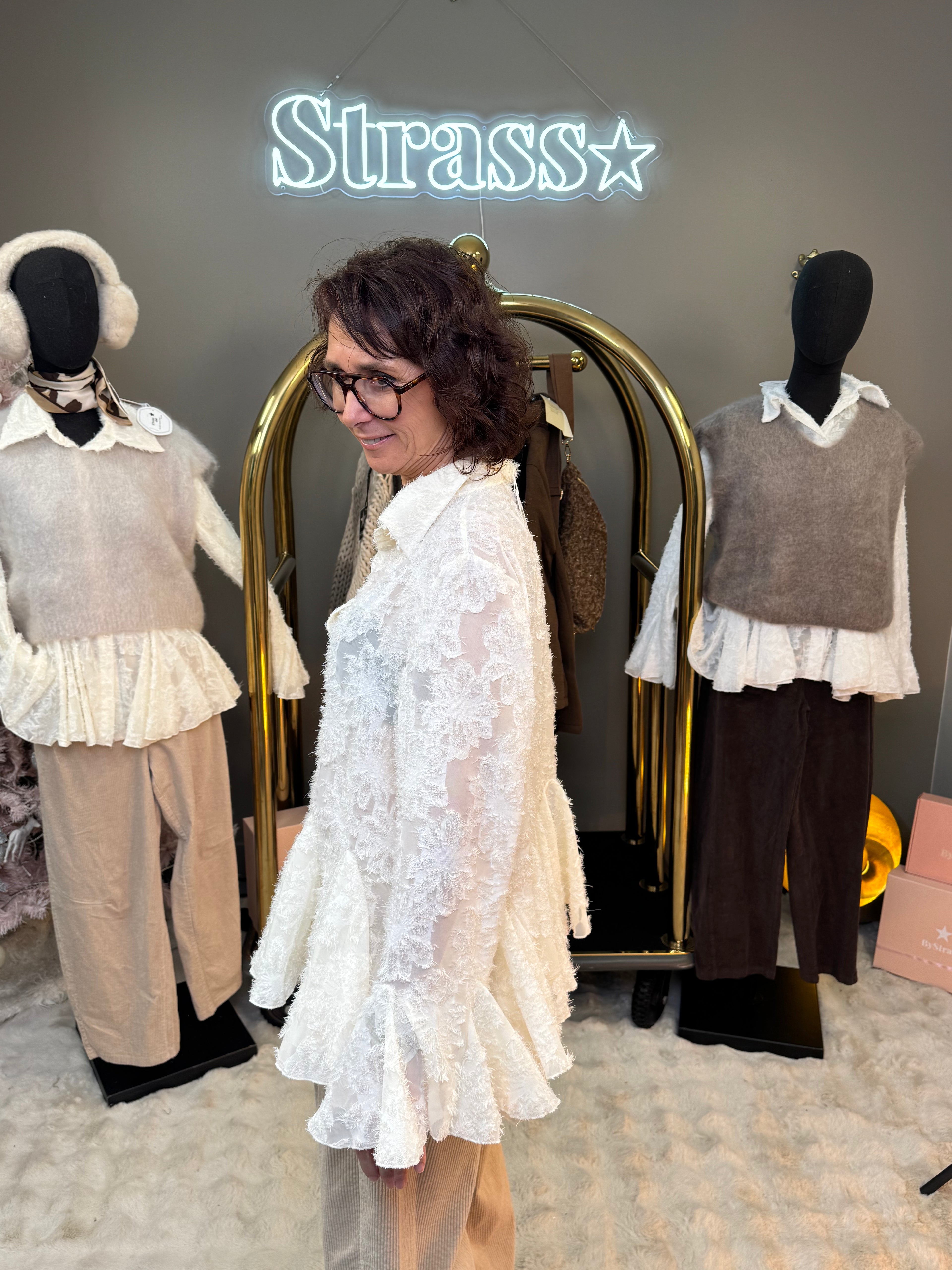 Chemisier Eglantine Écru