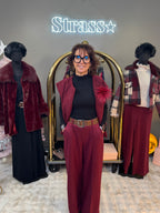 Pantalon Darling Bordeaux