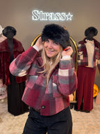 Bandeau Fausse Fourrure Noir