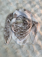 Écharpe Bandana Beige