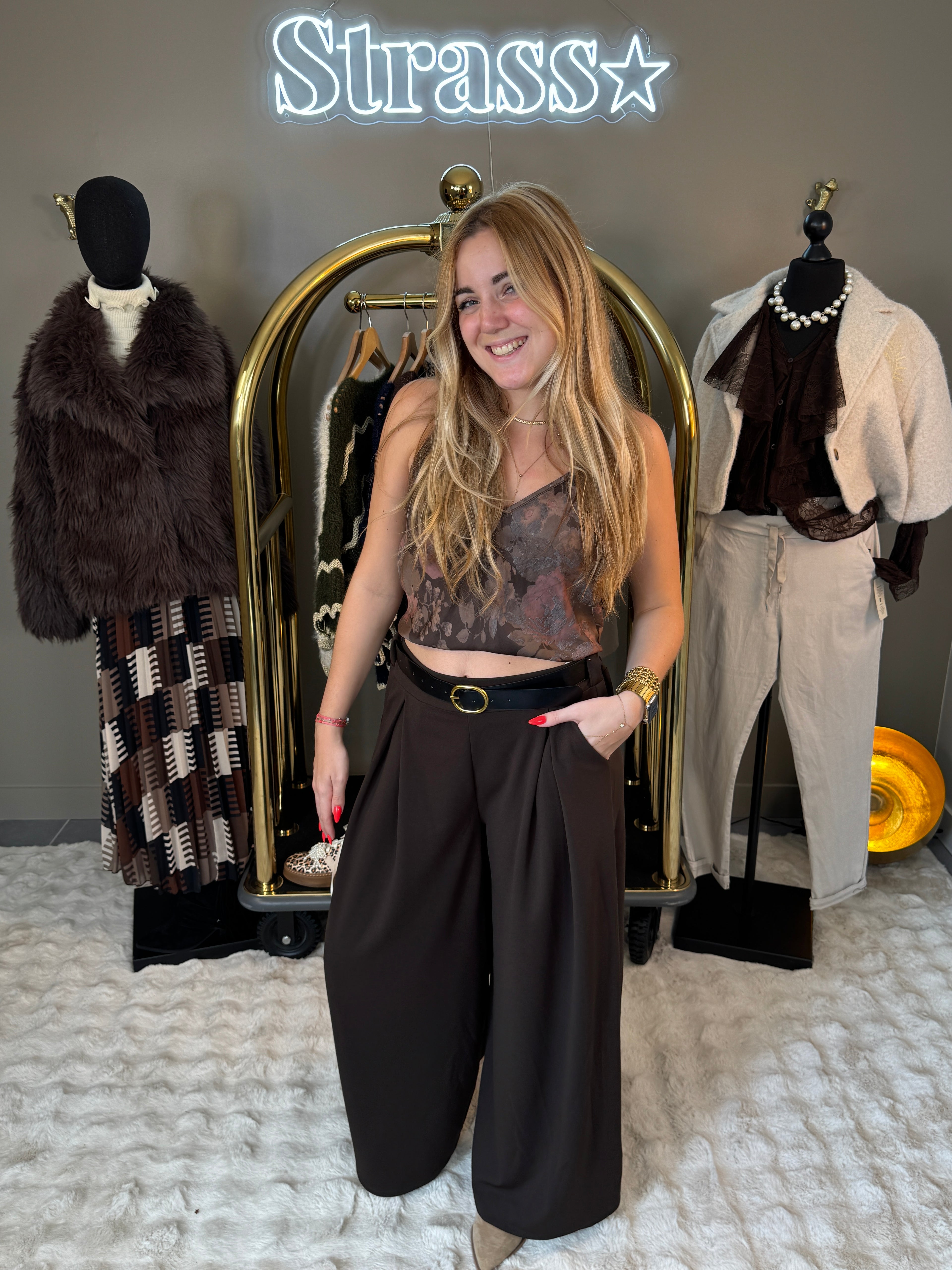 Pantalon Jade Choco