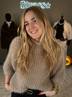 Pull Doudou Camel Clair