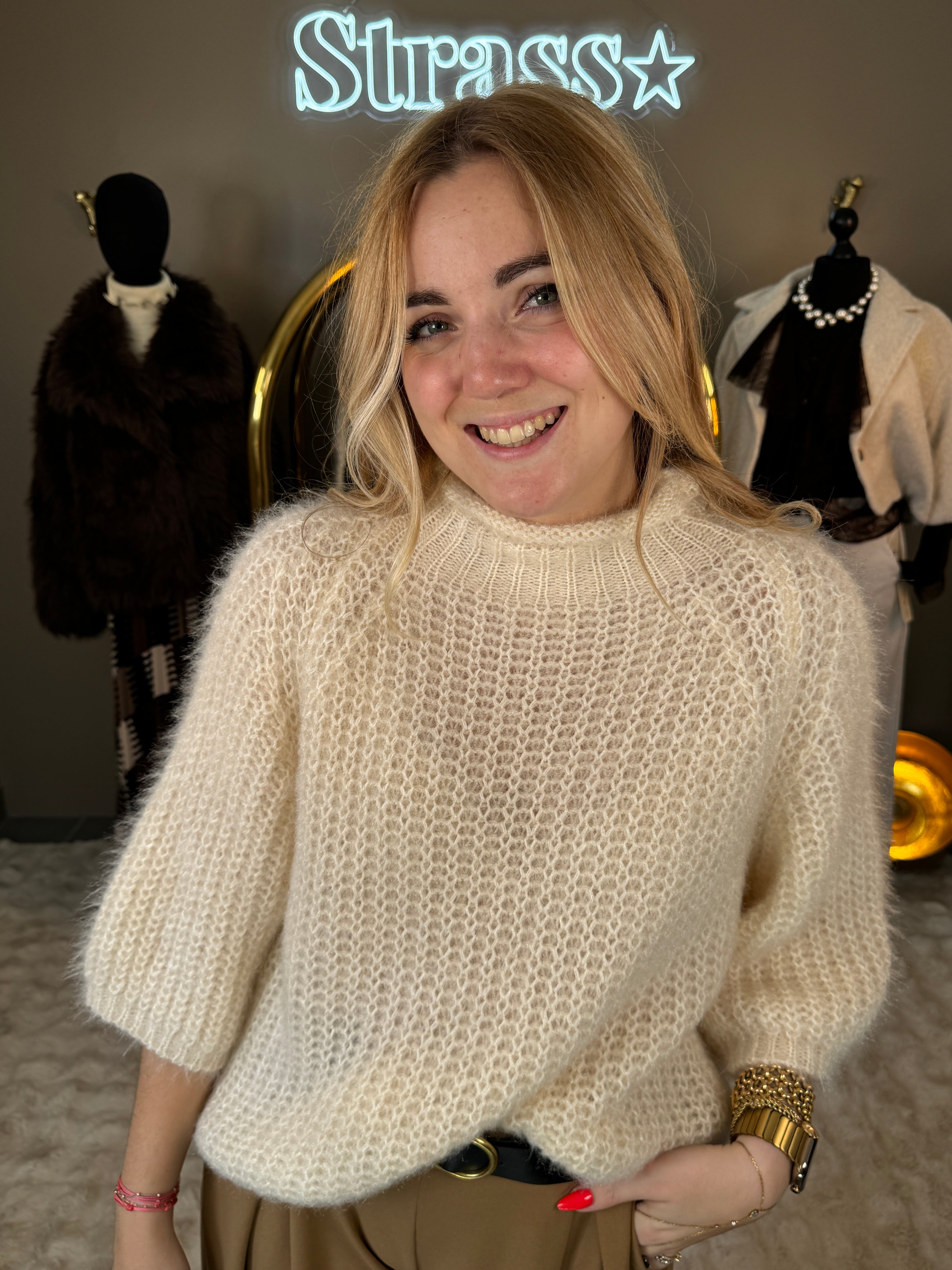 Pull Doudou Écrue