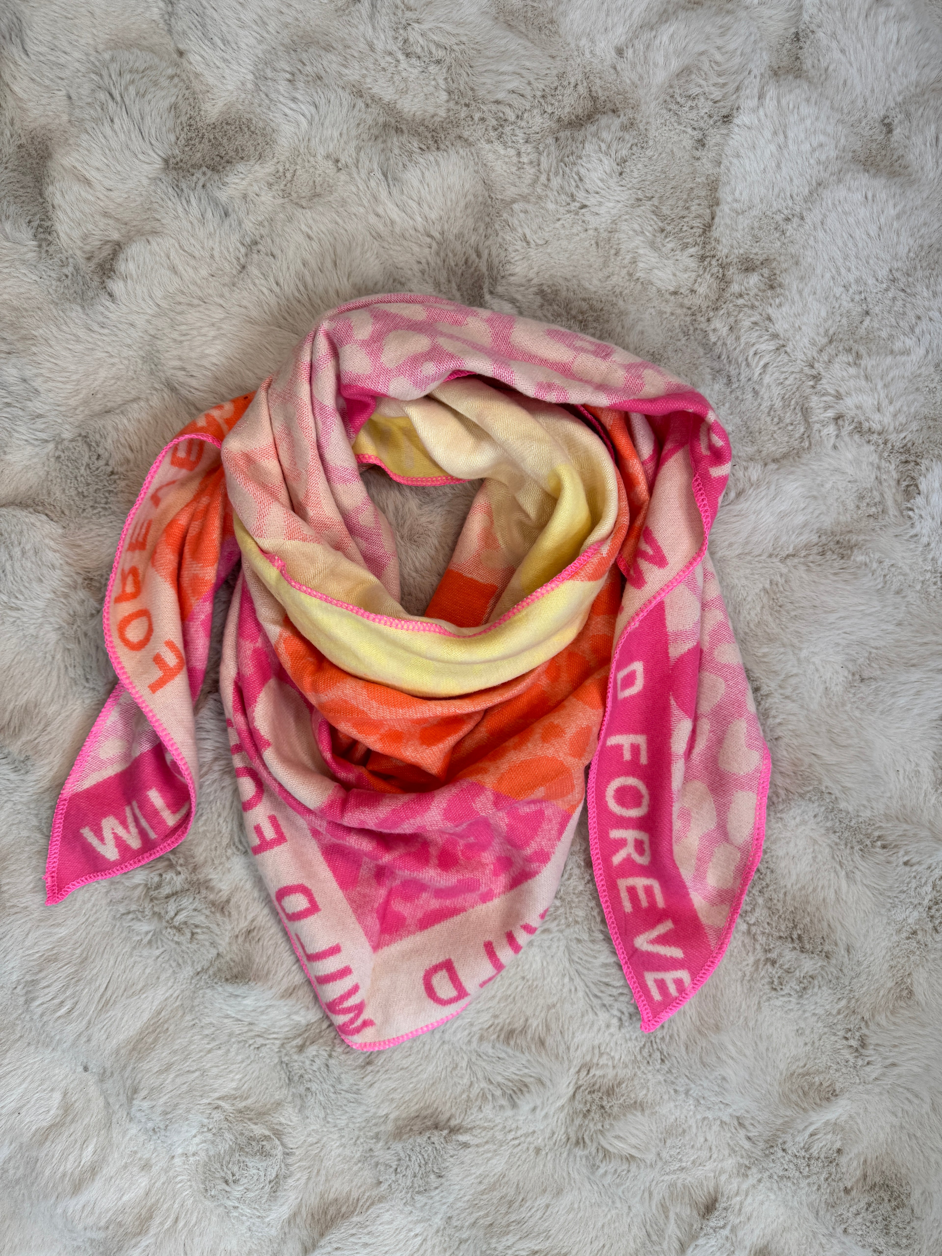 Écharpe Forever Rose
