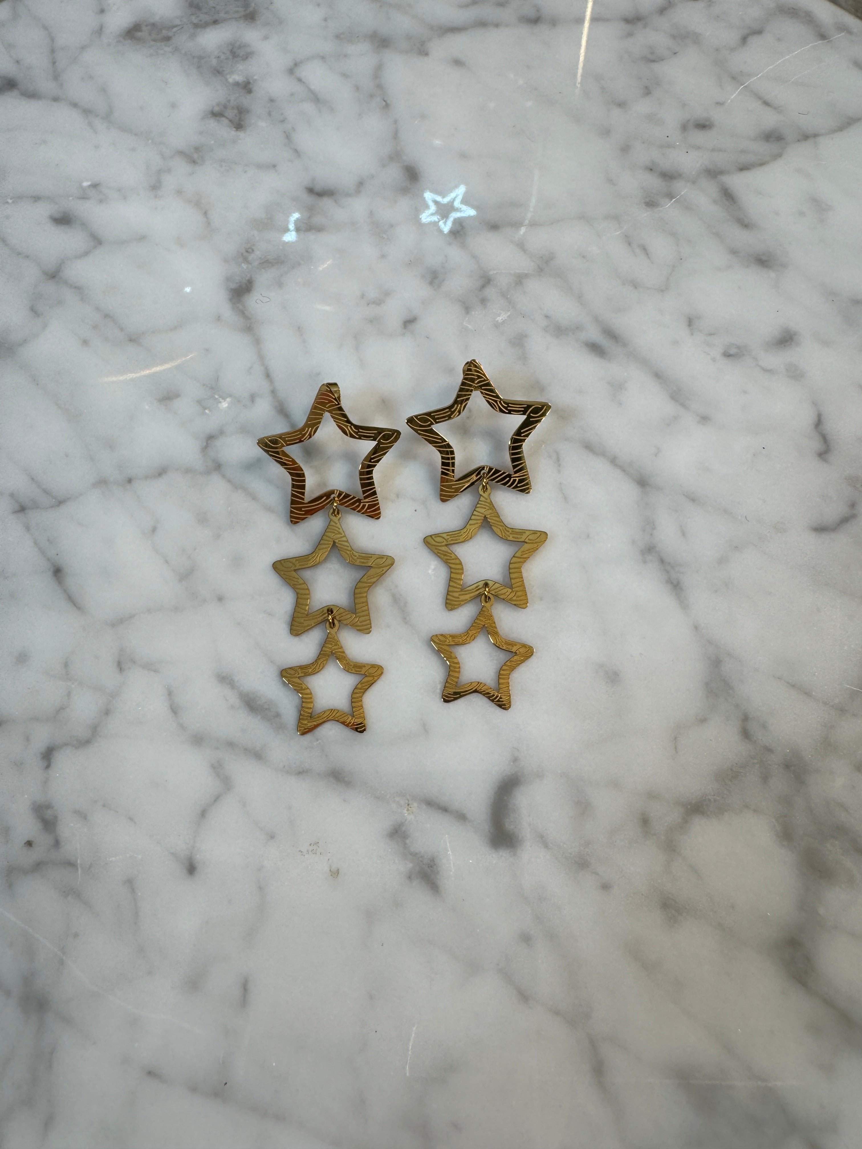 Boucles d'oreilles Étoiles Étoiles Étoiles