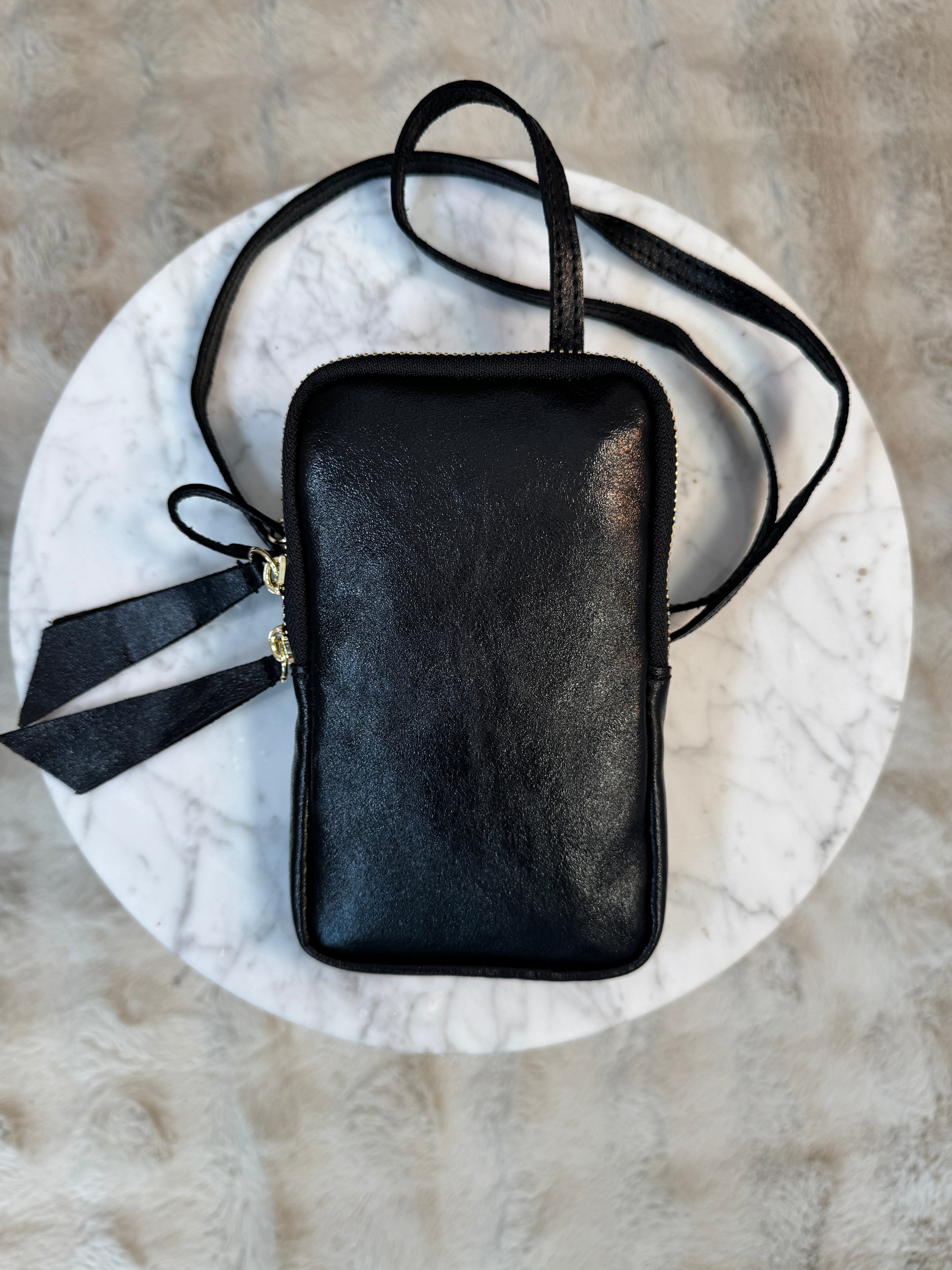 Pochette téléphone Noir