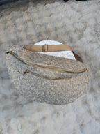 Maxi Banane Laine Rase Beige