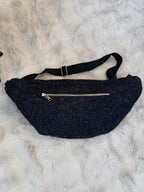 Maxi Banane Laine Rase Noir