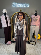 Écharpe Bandana Beige