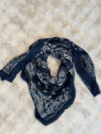 Écharpe Bandana Bleu Marine