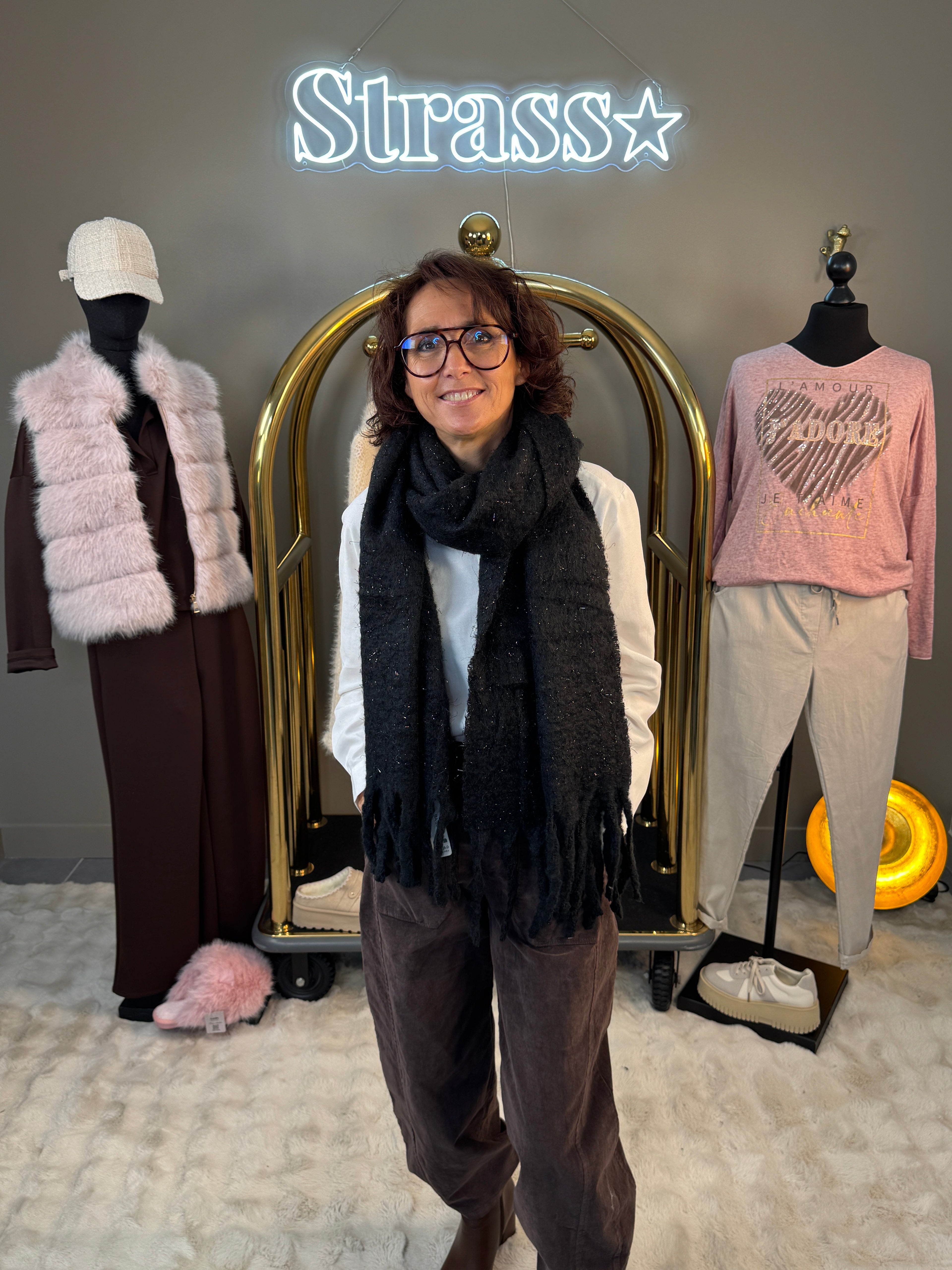 Écharpe Calinette Noir