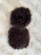 Poignets Fausse Fourrure Choco