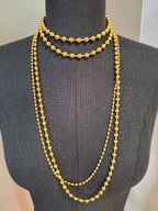 Sautoir Boules Doré