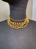 Sautoir Boules Doré