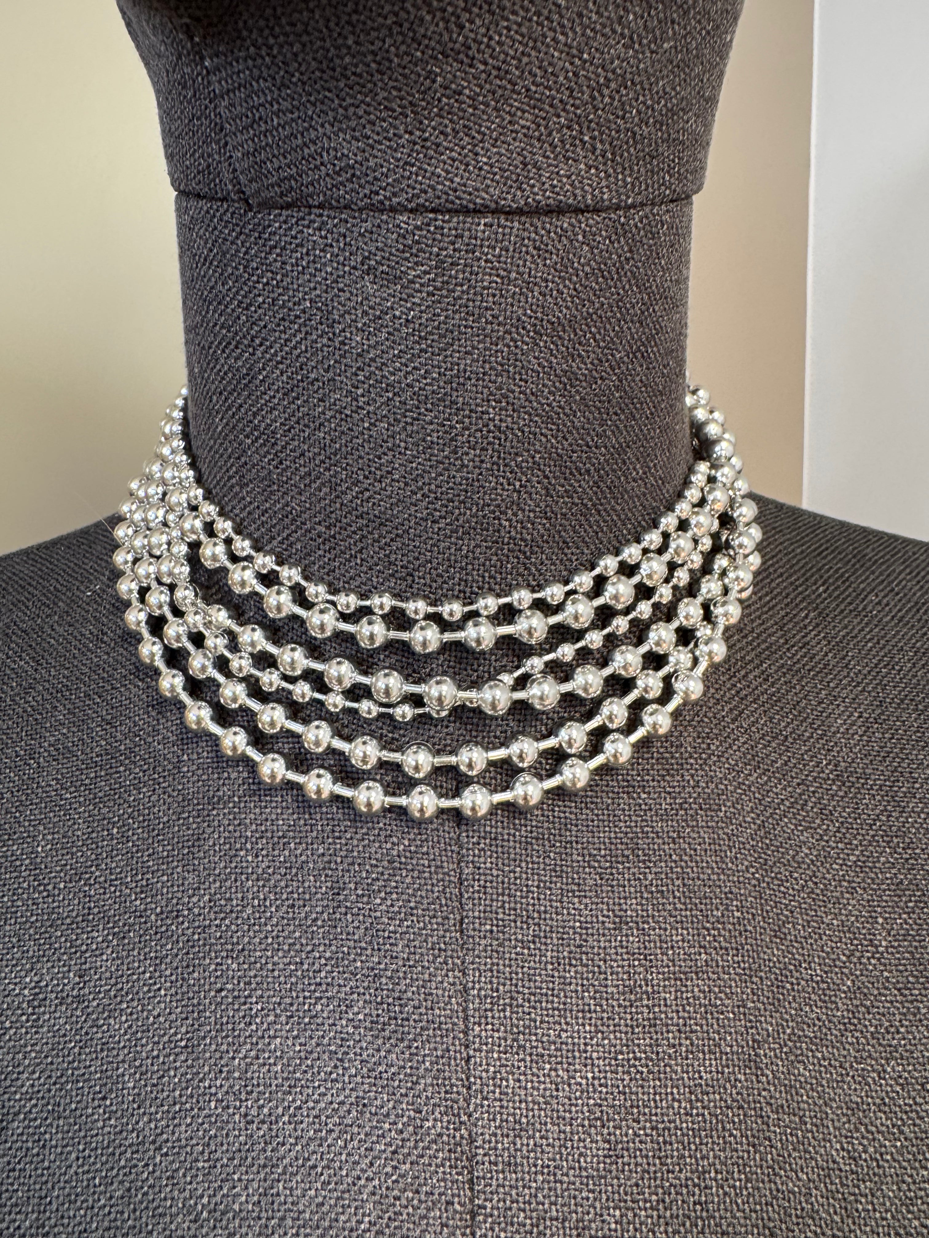 Sautoir Boules Acier