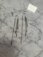 Boucles d'Oreilles Chainette Acier