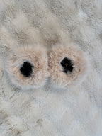 Poignets Fausse Fourrure Beige