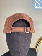 Casquette Suedine Choco