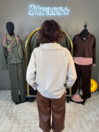 Veste Chacha Laine Rase Beige