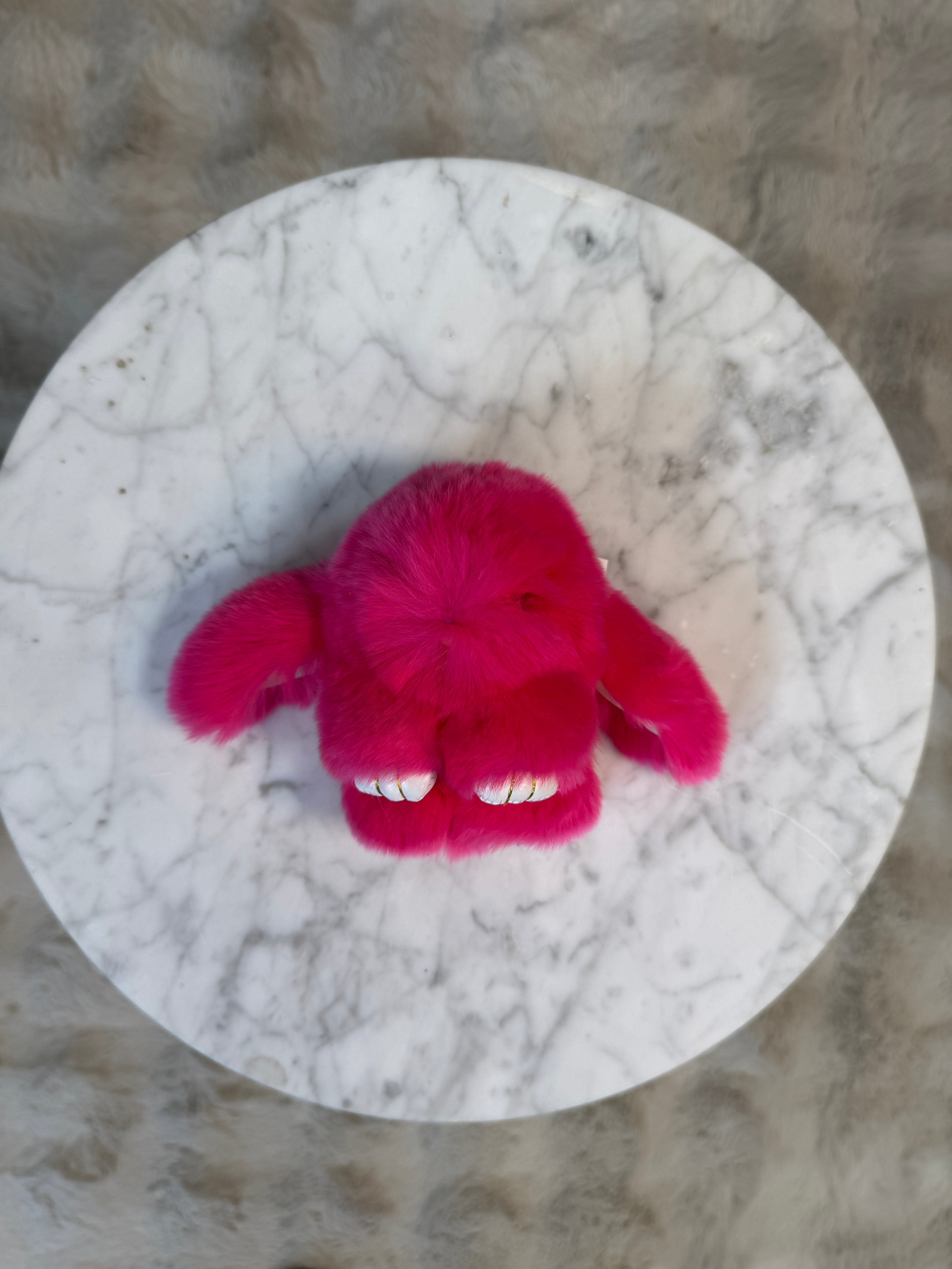 Porte Clé Lapinou Fuschia