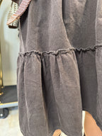 Jupe Courte Velours Choco