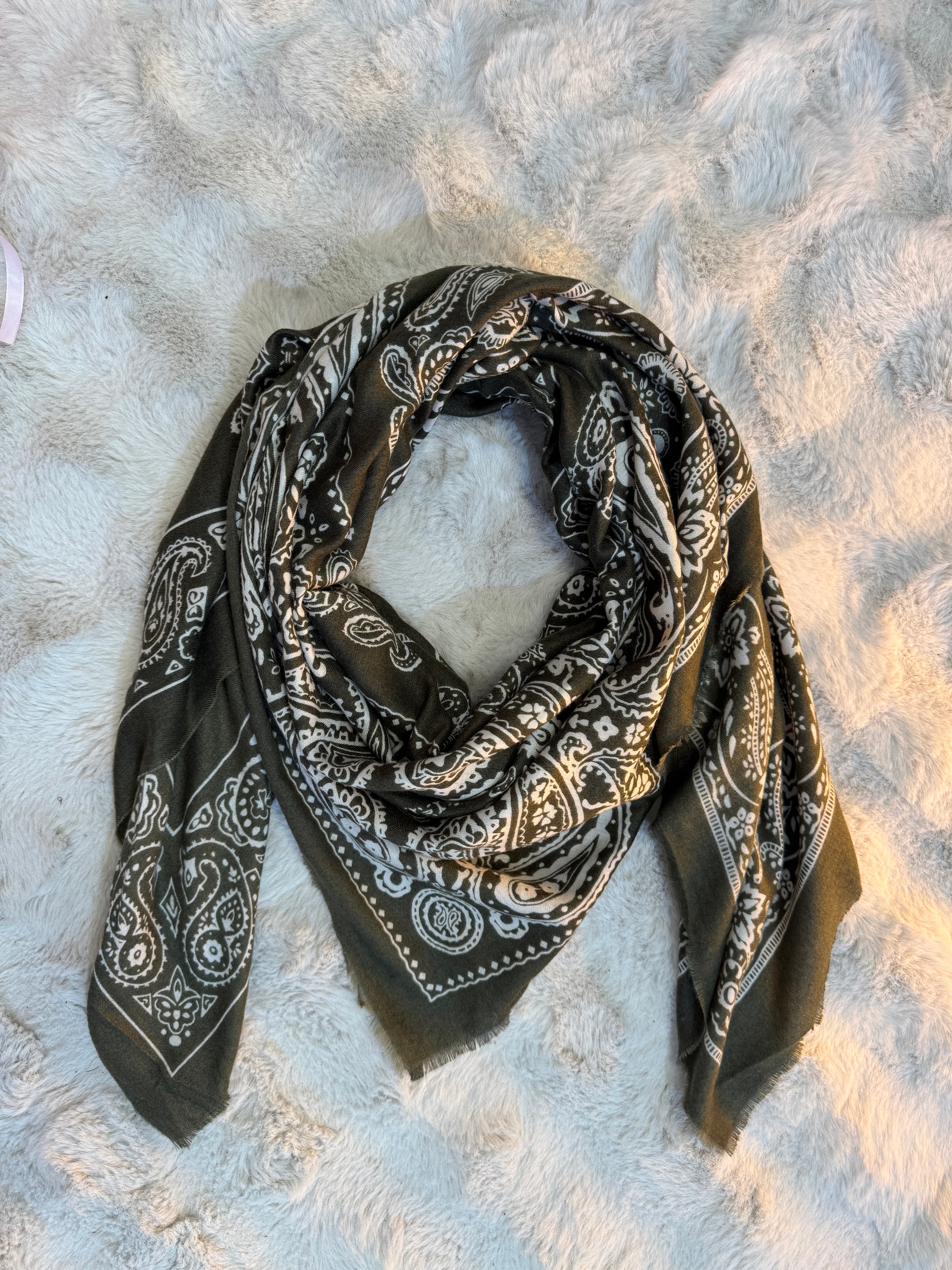 Écharpe Bandana Kaki